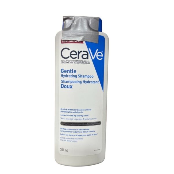 CeraVe Gentle Hydrating Shampoo for healthy scalp and soft hair 355ml