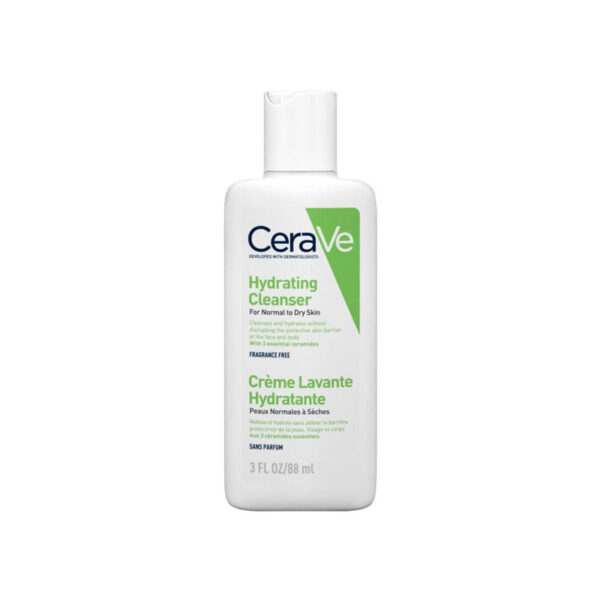 CeraVe-Hydrating-Cleanser-normal-dry-skin CeraVe Hydrating Cleanser for Normal to Dry Skin 88ml(France)